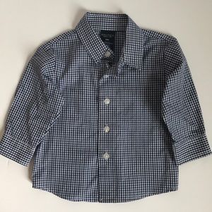 Boys Nautical Button Down Shirt